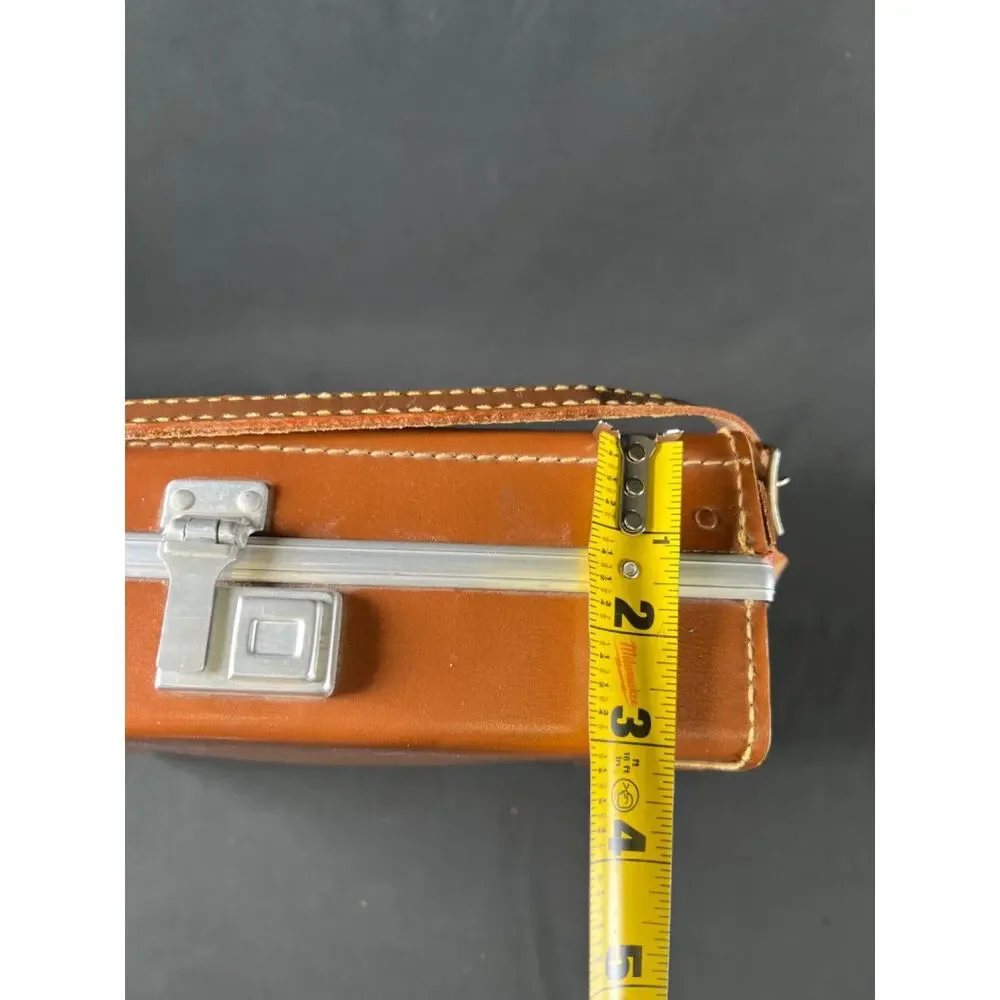 Vintage Leather Carrying Case Bag For Polaroid Land Camera Hipster - Case Only
